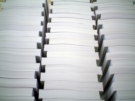 Stapels a4-tjes