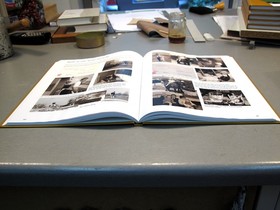 Open liggend boek